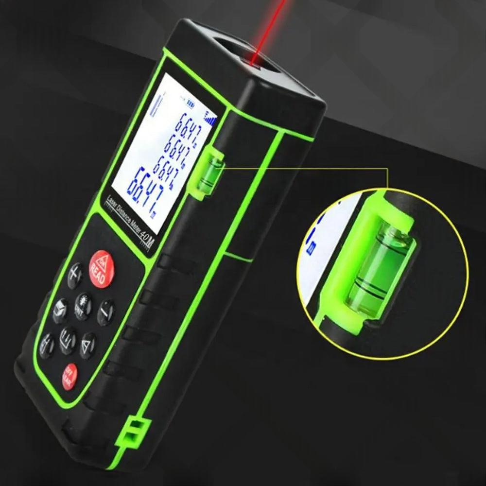 40m Handheld Digital Laser Distance Meter Finder Measure Tape Range Finder Tools.