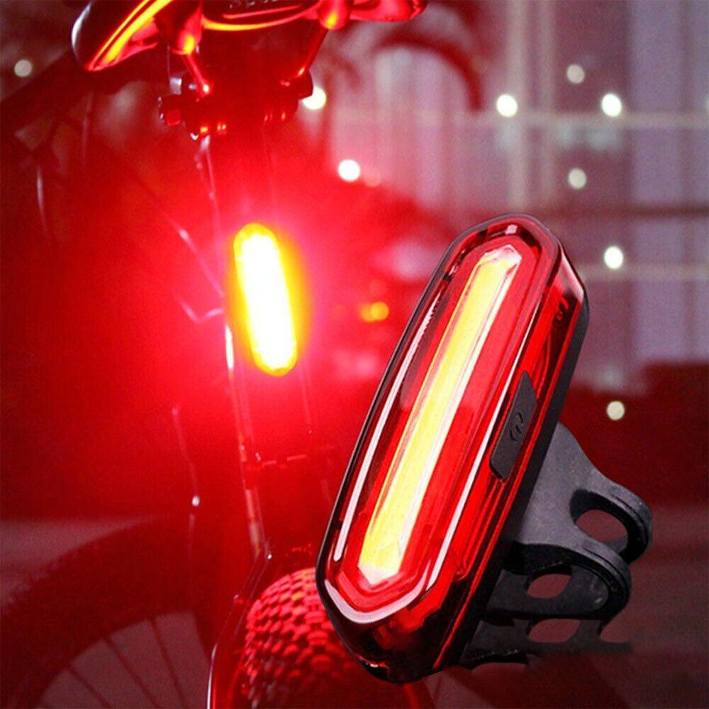 120 Lumens LED Bike Tail Light USB Rechargeable Powerful Bicycle Rear Light.