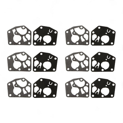 6x Carburetor Diaphragm Kit Suitable For Briggs & Stratton Motors, Ref. 495770 795083.