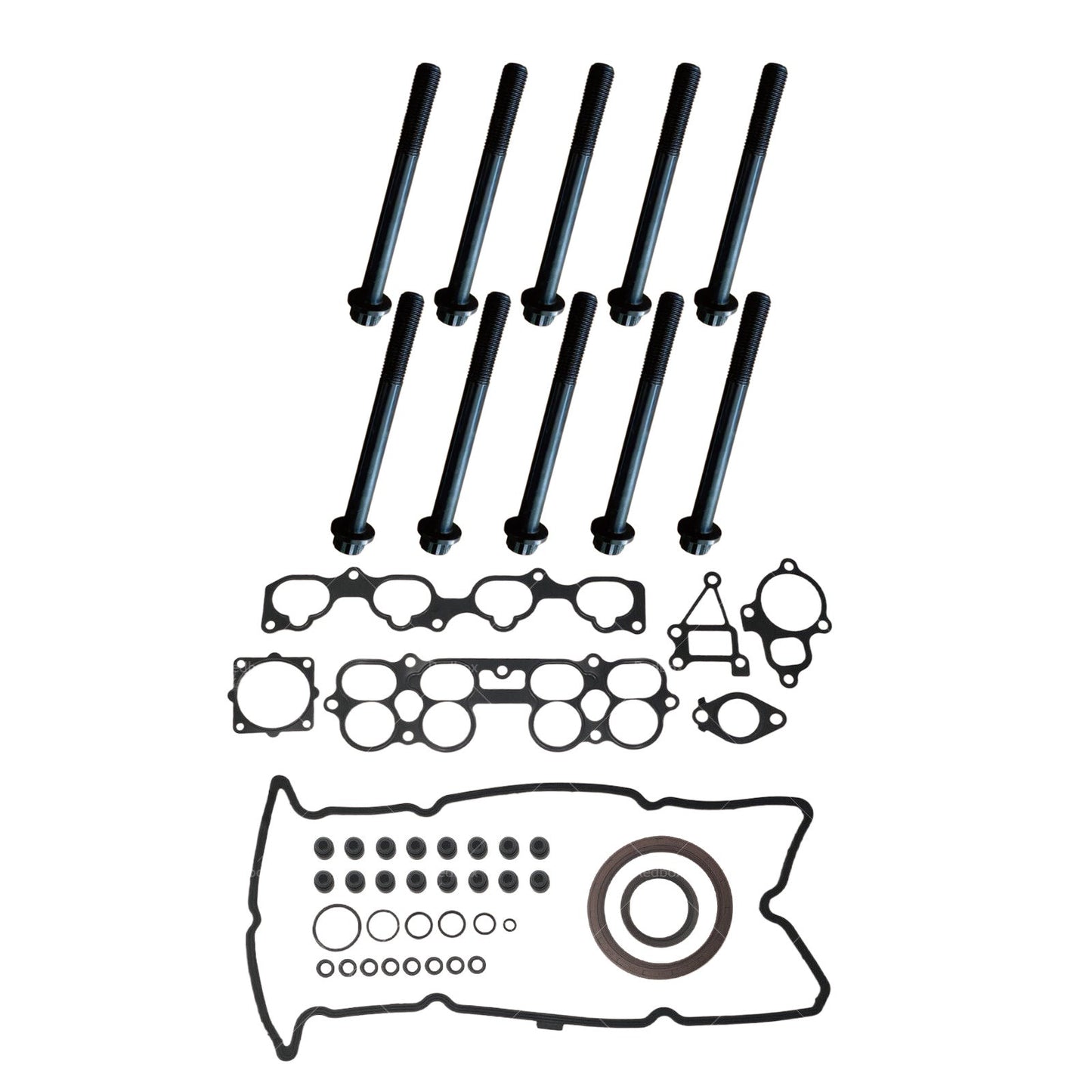 VRS Head Gasket Kit with Bolt Set Suitable for Nissan X-Trail T30 2.5L QR25DE