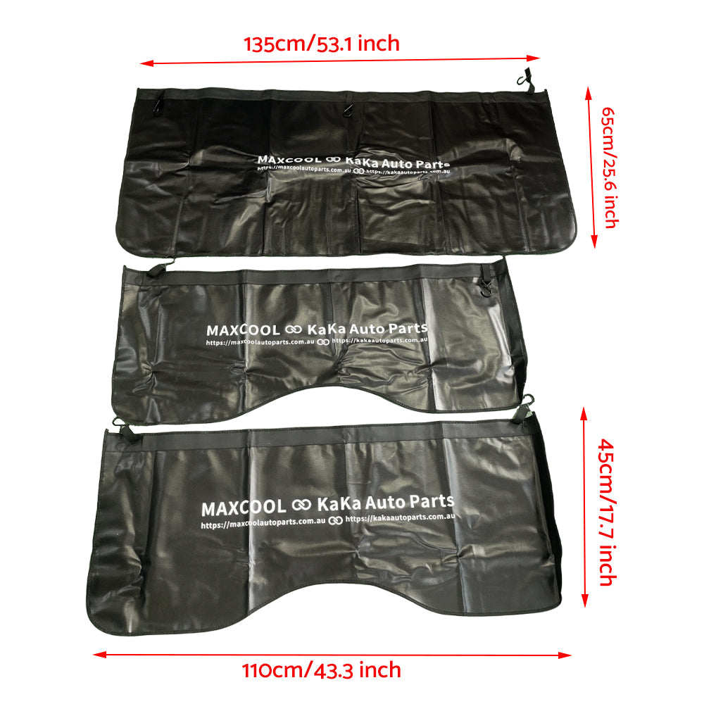 3x PU Leather Fender Cover Suitable for All Car Models