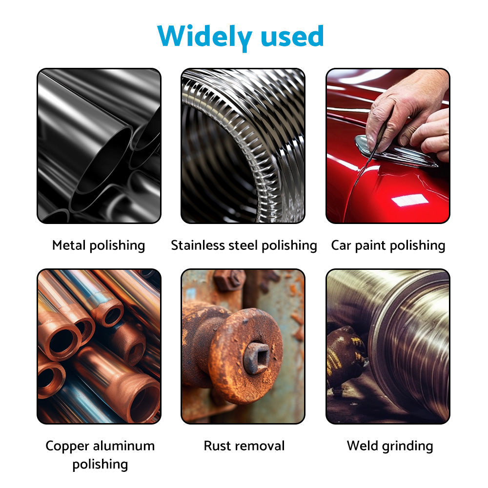 5/10PCS 100mm Poly Strip Disc Wheel Paint Rust Removal Clean Angle Grinder Black.