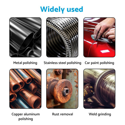 5/10PCS 100mm Poly Strip Disc Wheel Paint Rust Removal Clean Angle Grinder Black.
