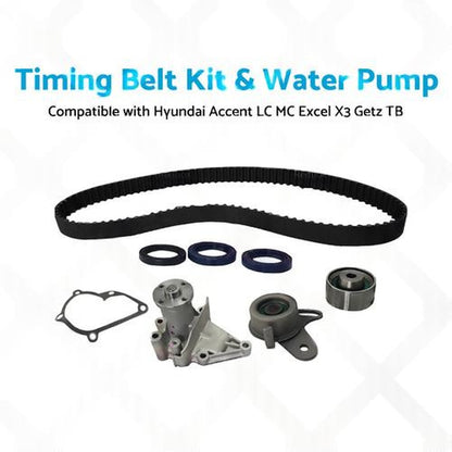 Timing Belt Kit & Water Pump Suitable for Hyundai Accent 1.6L G4ED