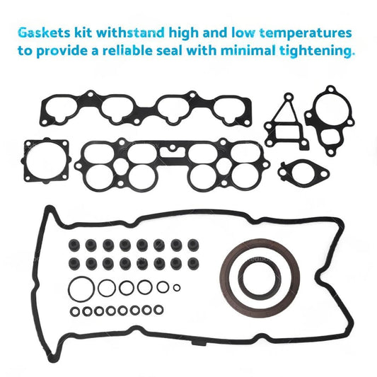 VRS Head Gasket Kit with Bolt Set Suitable for Nissan X-Trail T30 2.5L QR25DE