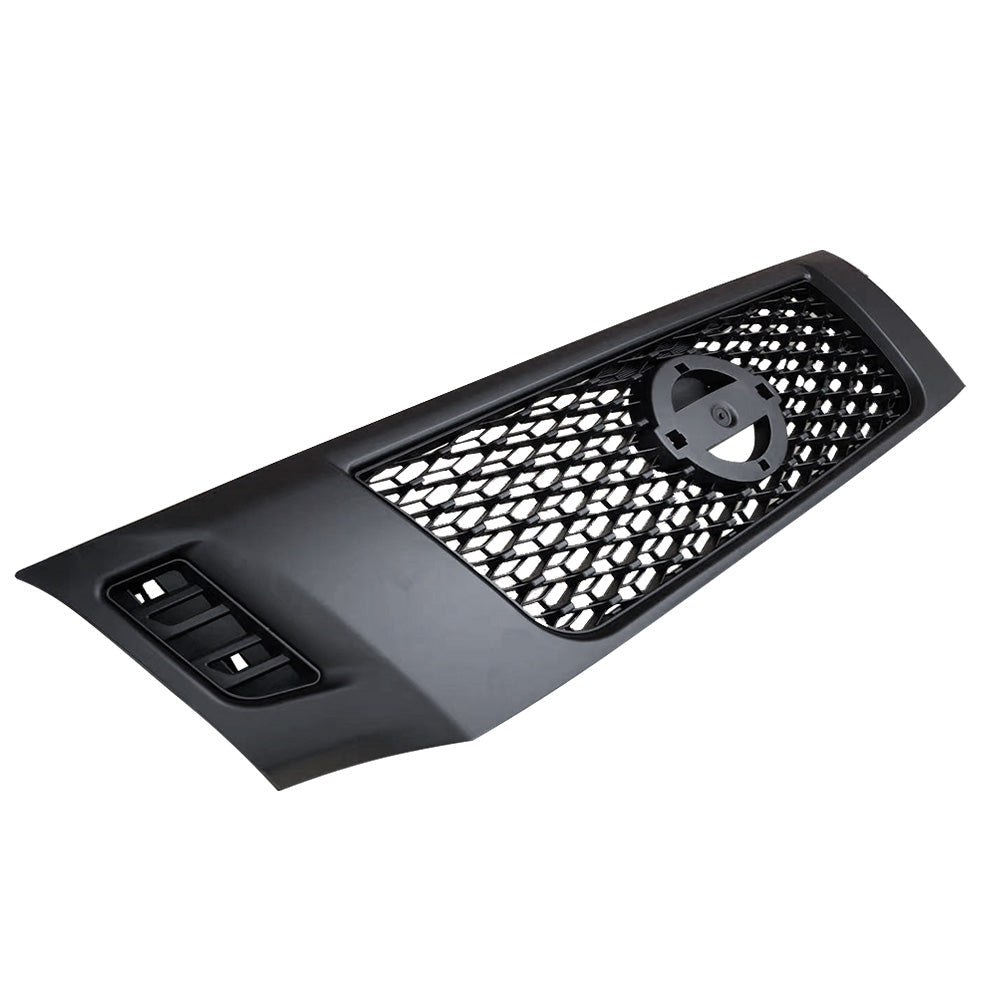 Front Grill Matte Black Bumper Bar Grille for Nissan Navara NP300 D23 2015-2019.