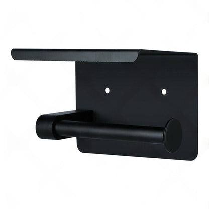 2x Stainless Steel Toilet Paper Roll Holder With Storage Hook & Phone Shelf for Bathroom.
