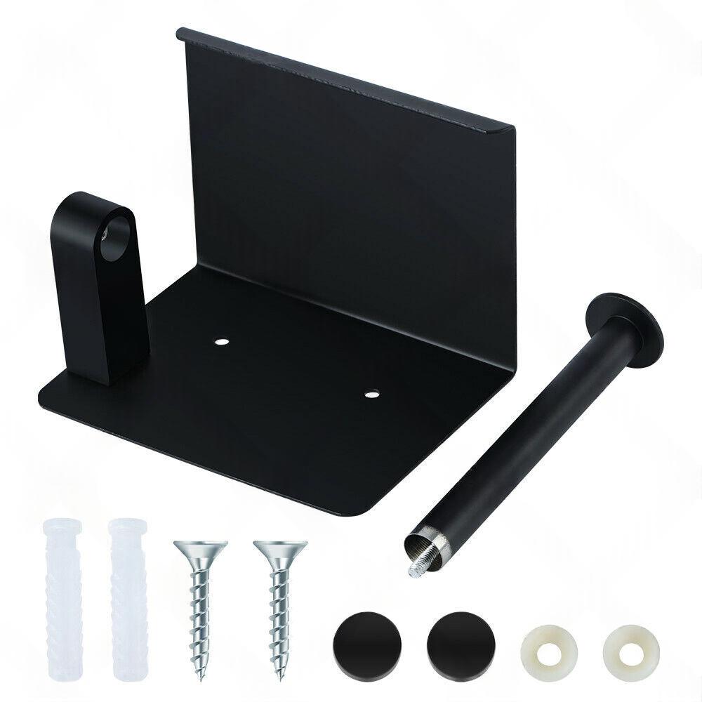 2x Stainless Steel Toilet Paper Roll Holder With Storage Hook & Phone Shelf for Bathroom.