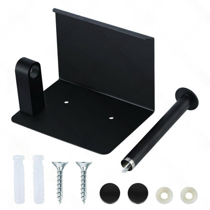 2x Stainless Steel Toilet Paper Roll Holder With Storage Hook & Phone Shelf for Bathroom.