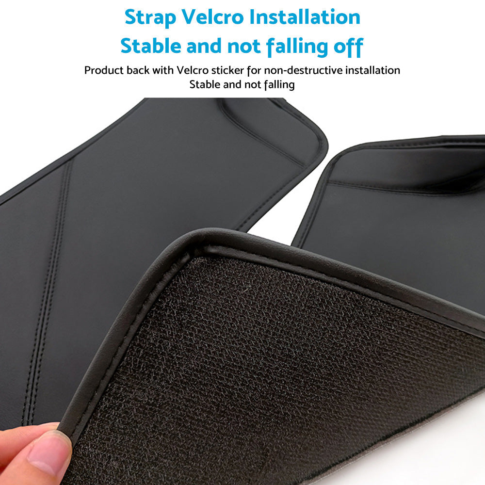 2x PU Rear Door Sill Protector Cover Pad Suitable for Tesla Model Y