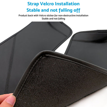 2x PU Rear Door Sill Protector Cover Pad Suitable for Tesla Model Y