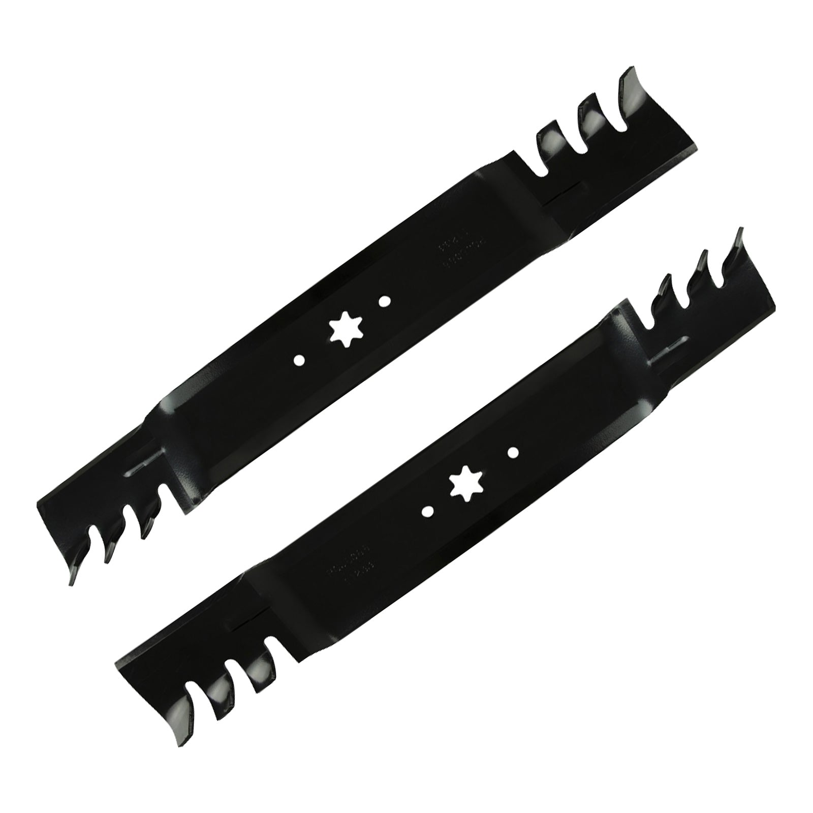 2x 42inch Blade Suitable for MTD  and  Cub Cadet ZTR RZT42 Gator Type Toothed Mulching.