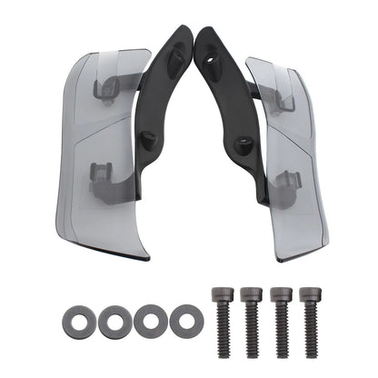 Adjustable Upper Fairing Side Wind Air Deflector Suitable For Harley Road Glide.