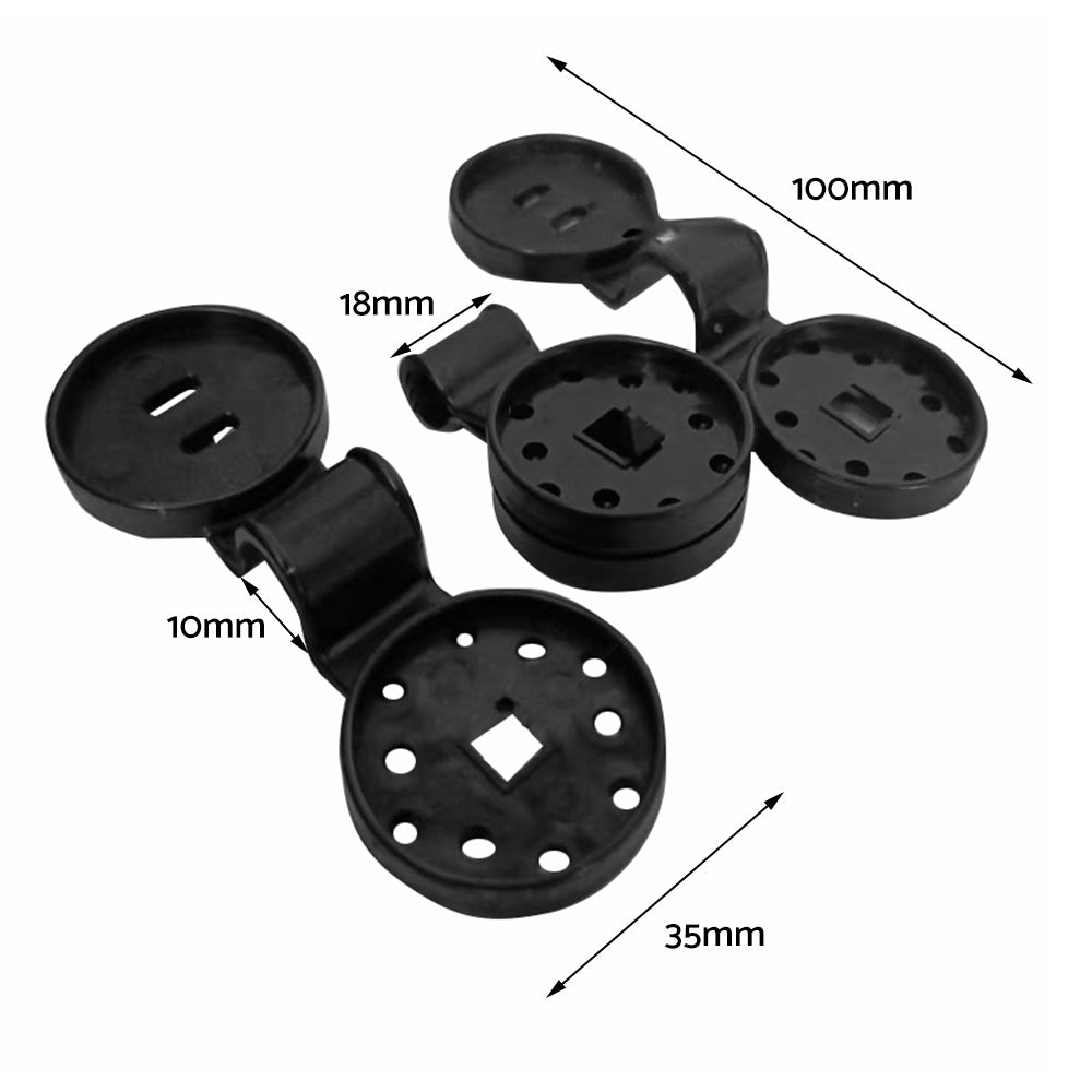 50x Shade Cloth Heavy Duty Lock Grip Clamps Reusable Windproof Awning Grip