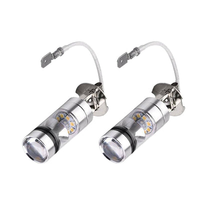 2x H3 100W High Power LED Cree Headlight Fog Driving Light Bulbs Suitable for Ca