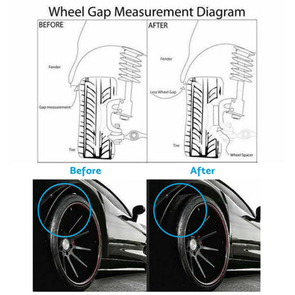 15mm Bolt-On Wheel Spacers 5x114.3 70.5mm Suitable For Ford Falcon & Mustang 1994-2014