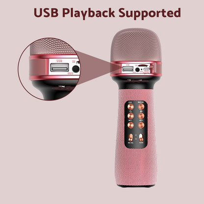 Wireless Bluetooth Portable Karaoke Microphone Speaker Suitable for Home Party S