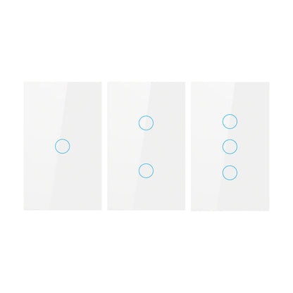 1Piece 1/2/3 Gang Touch Wall Light Switch Suitable for Home Office Hotel