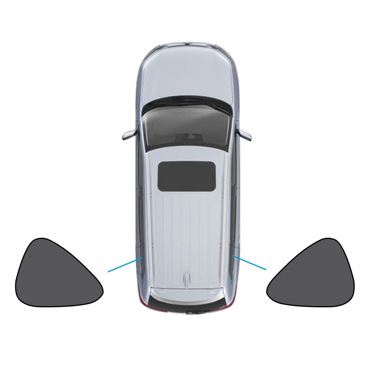 2x Car Window Shades Suitable For Mazda CX-5 KE 1st Gen 2012-2017 UV Protection
