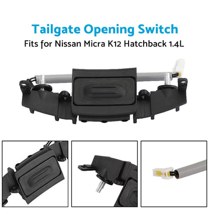Tailgate Opening Switch Suitable For Nissan Micra K12 2007-2010 25380-AX60B