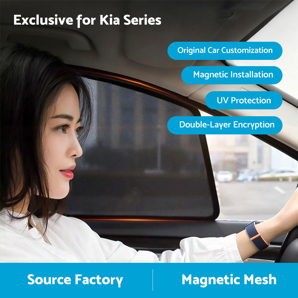 Magnetic Car Window Sun Shades Sun Blind Suitable for Kia EV5