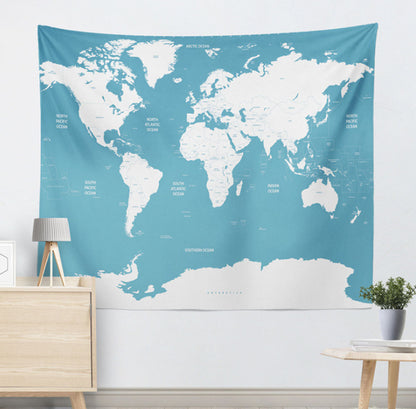 MAP OF THE WORLD LAMINATED LARGE POSTER 130*150CM / 200*150CM FLAGS WALL PRINT.