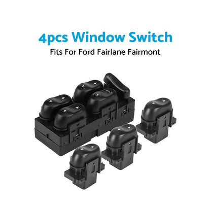 Set of 4 Power Window Switches Suitable for Ford Fairlane AU