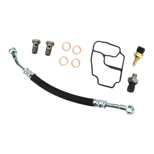 Engine Oil Filter Housing Gasket Kit Suitable for BMW E46 E39 E53 325Ci X5 Z3.