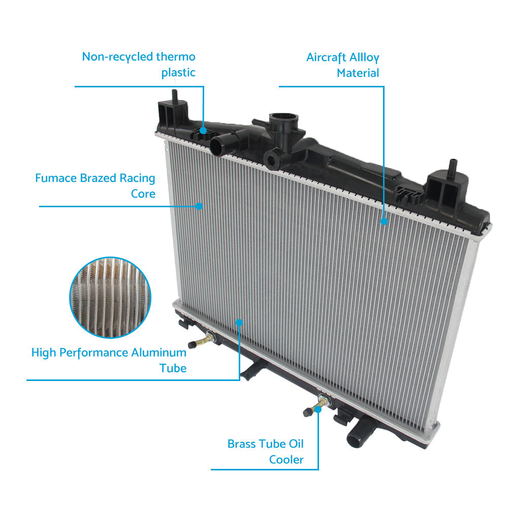 RADIATOR for MAZDA 2 DE Series 1. 5 4Cyl Auto Manual Petrol 2007-2014.