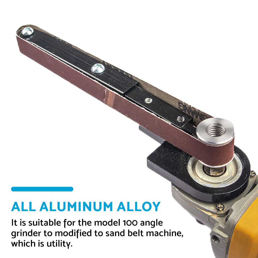 Sander Machine Sanding Belt Adapter Head Convert with Sanding Belts Woodworking.