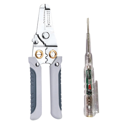 Wire Stripper Pliers Multifunctional Electric Cable Stripper Crimper Cutter Tool.