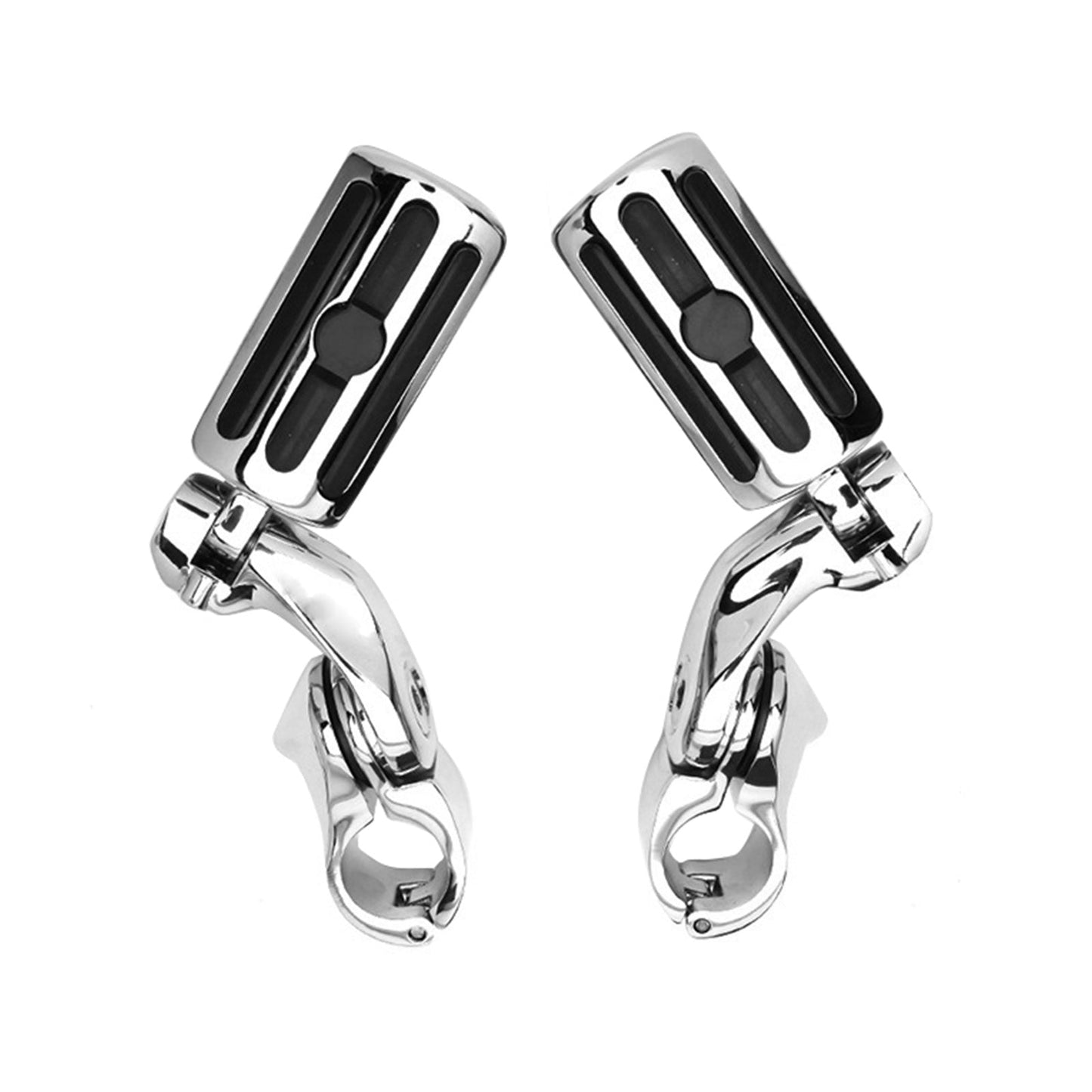 1-1 4''Motorcycle Highway Foot Pegs Chrome Engine Guard Suitable For Davidson AU.