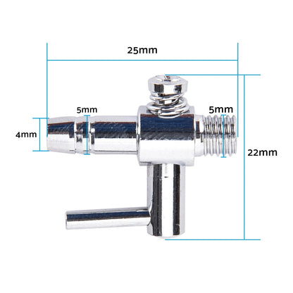 4mm Air Flow Distributor Controller Valves Suitable For Aquarium Fish Tank Pond Pump Hose.
