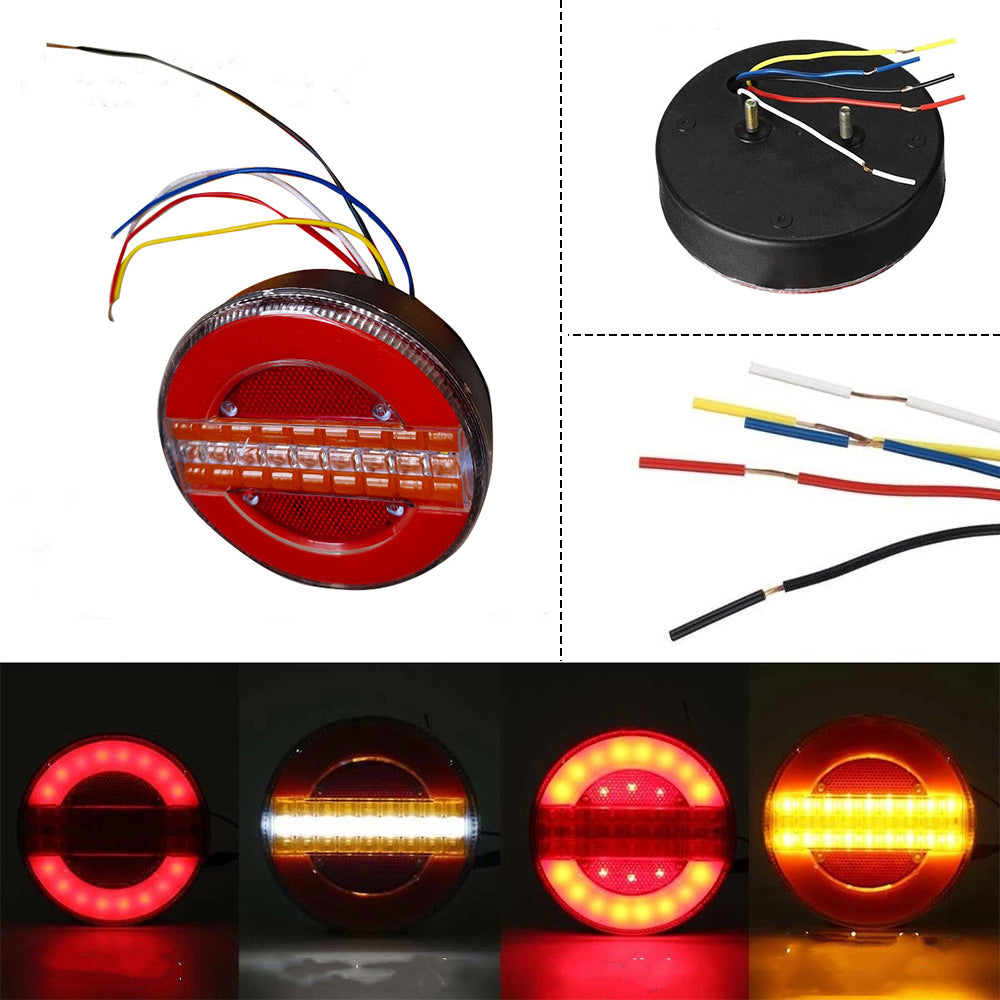 2x LED Tail Lights Stop Indicator Reverse Lamps Suitable For Trailer Truck Ute.