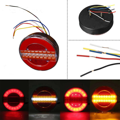2x LED Tail Lights Stop Indicator Reverse Lamps Suitable For Trailer Truck Ute.