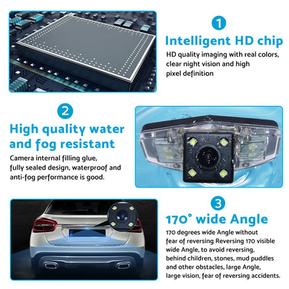 Reverse Rear View Backup Camera Suitable For Honda Accord EK / Pilot / Civic