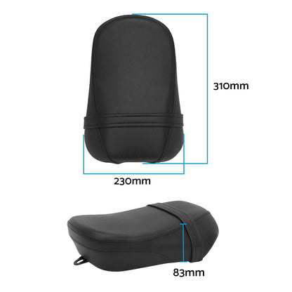 Rear Passenger Pillion Seat Pad Suitable for Kawasaki Vulcan VN650 S650 15-21.