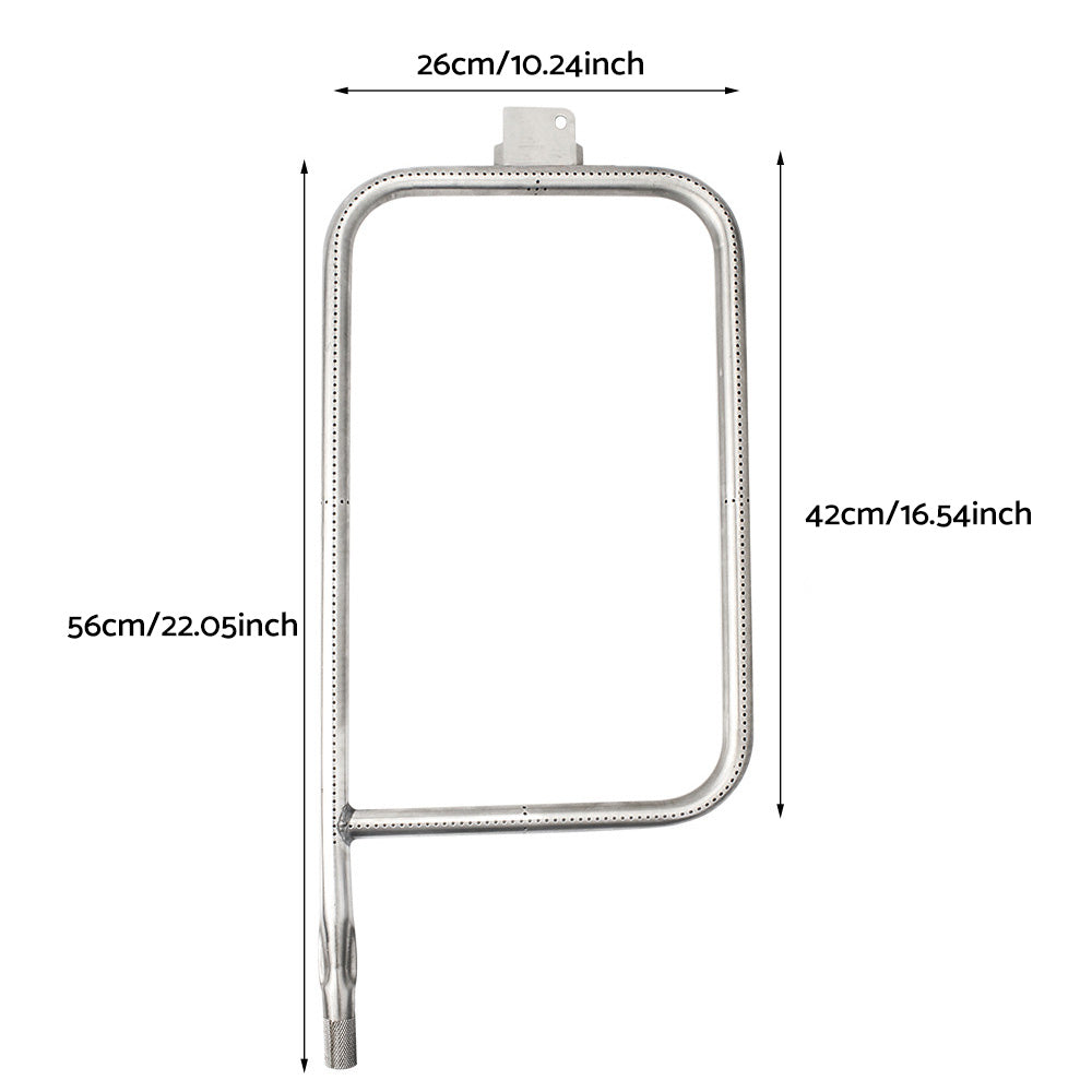 Stainless Steel Burner Tube - Suitable For Weber Q300 or Q320 Q3000 or Q3200 Gas Grill.