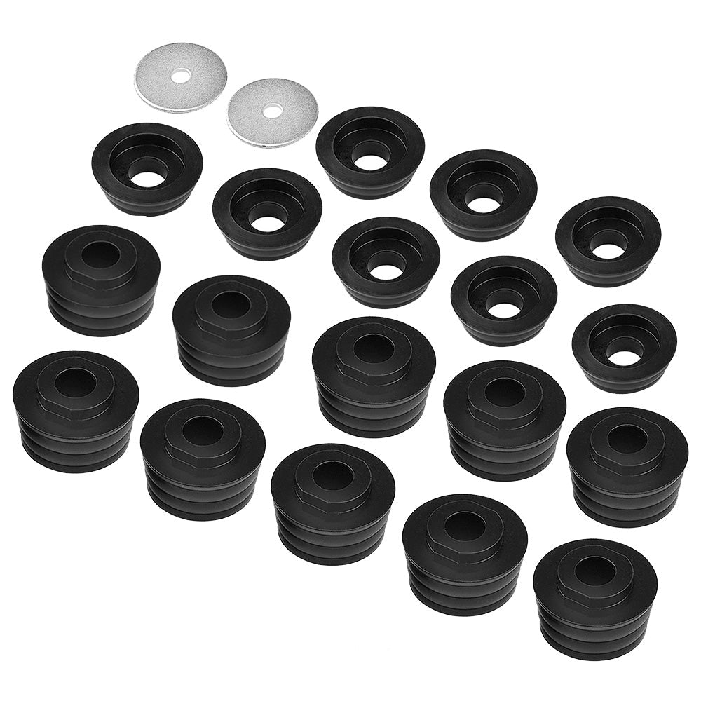20PCS Polyurethane Body Mounts KF04050BK Suitable for Ford F250 F350 2 or 4WD 99-18.