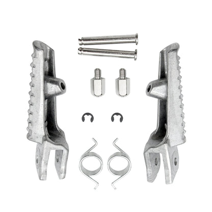 Front Foot Peg Footrest Silver Suitable For Honda CB1000R CBR600RR CBR1000RR.