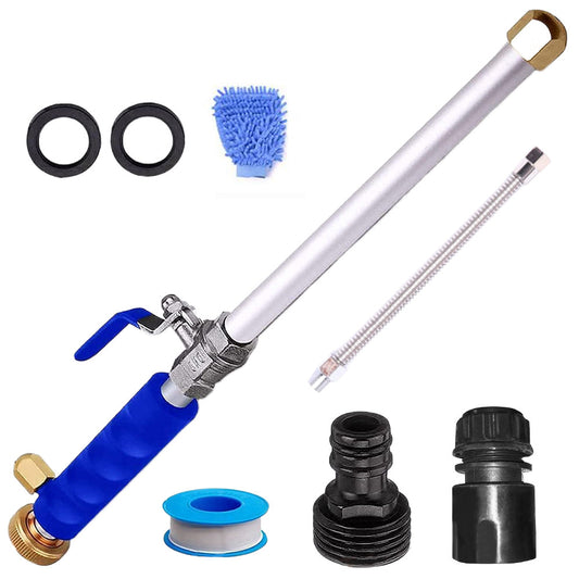 Hydro Jet High Pressure Power Washer Water Spray Gun Nozzle Wand House Cleaner.
