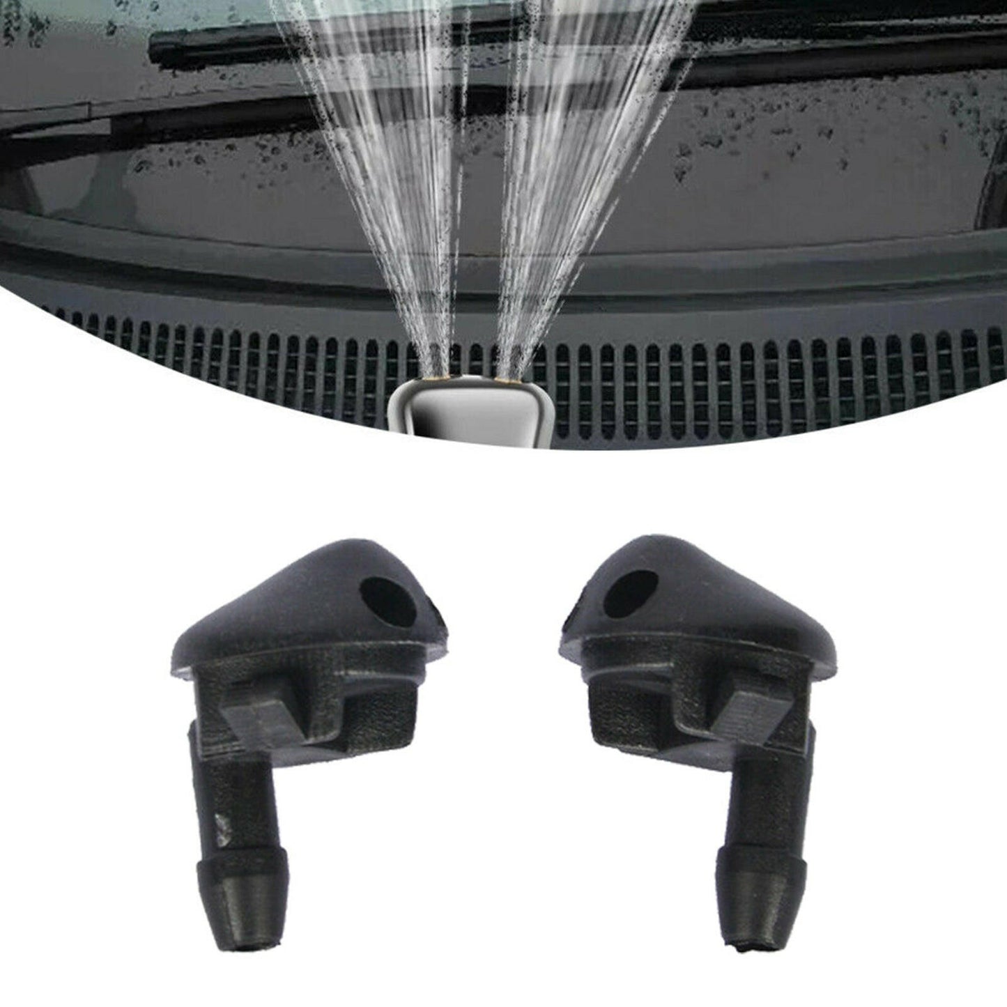 2x Windscreen Washer Jet Nozzle Suitable For Holden Commodore VR VT VX VY VZ 1993–2007.