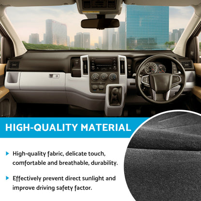 Dash Mat Suitable For Toyota Hiace 200 Series SLWB 2005-2019 Dashboard Cover.