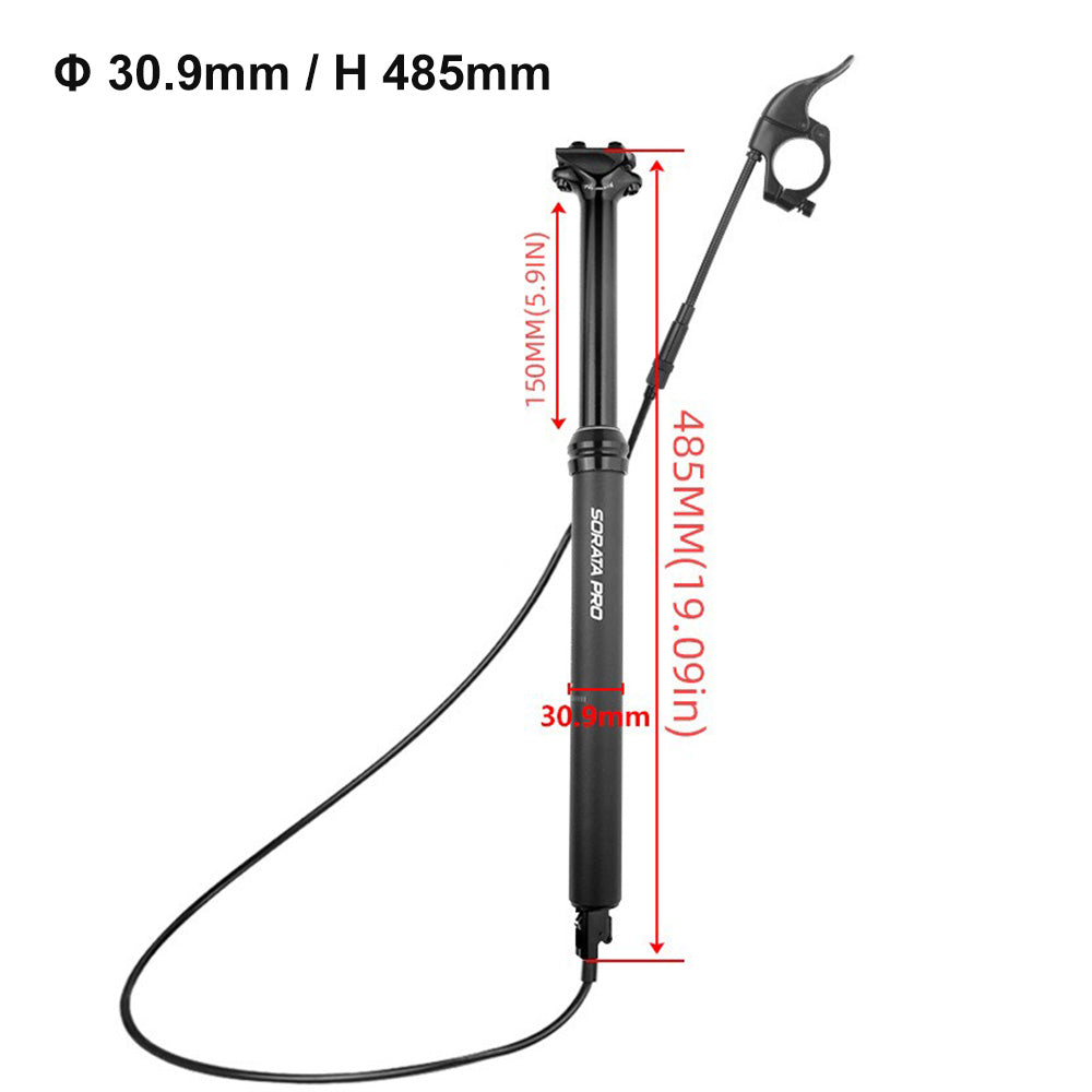 1 Set Bike MTB Dropper Seat Post Internal/External Cable Routing 30. 9/31. 6mm.