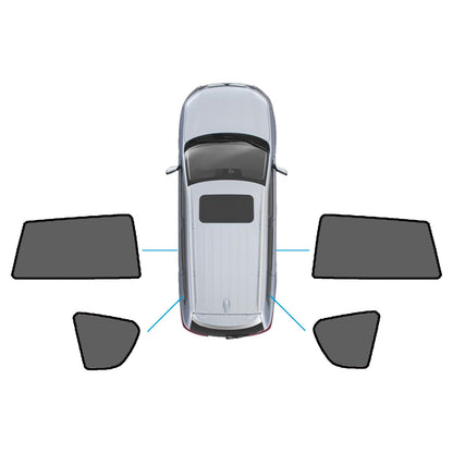 Window Shade Black Suitable For Toyota RAV4 2005-2012 UV Protection Window.