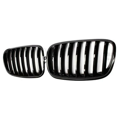 Front Bumper Kidney Grill Grille Gloss Suitable For BMW E70 X5 / E71 X6 2007-2013.