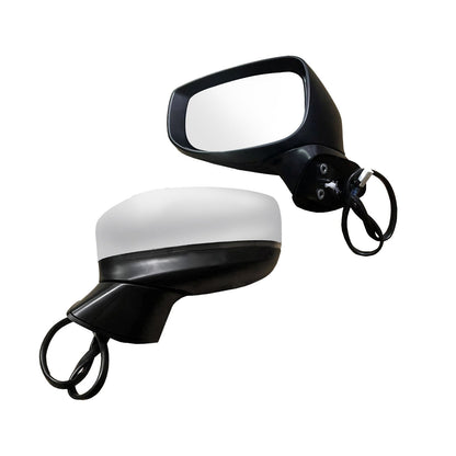 Door Mirror Silver Suitable For Mazda CX-5 2017 Onward With Blind Spot 9 Wires