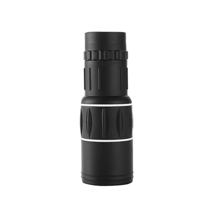 High-Powered Wide-Angle Monocular Telescope Suitable for Single-Handed Use with