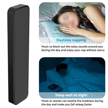 Under Pillow Bluetooth 5.0 Rechargeable Speaker Bone Conduction Soundbar Suitable For Sleep Audio.