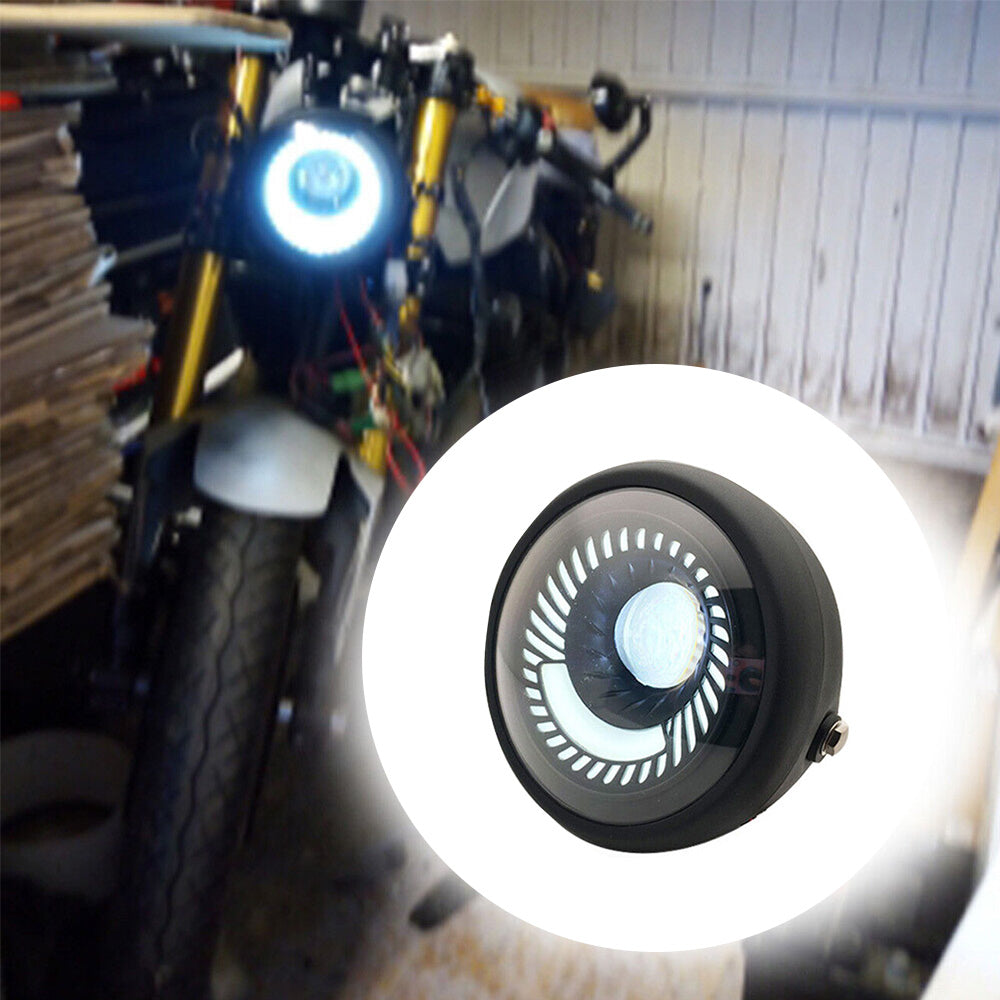 6.5-inch Motorcycle LED Headlight DRL Hi/Lo Suitable for Cafe Racer